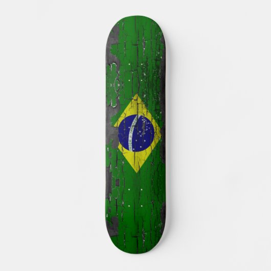 Brasil-Flagge Skate Deck Skateboard (Vorderseite)