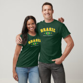 Brasil Flagge Südamerika T-Shirt (Unisex)