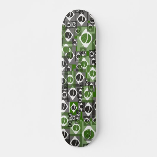 Brasil-Flaggenstruktur Skateboard (Vorne)