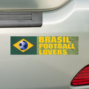 BRASIL FOOTBALL LOVERS AUTOAUFKLEBER
