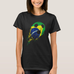 Brasil Fußball Brasilien Flagge Prix Fußball P T-Shirt