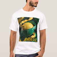 Brasil Fußball Fan T-Shirt | Fußball Stolz | Welt