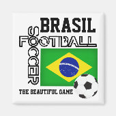 BRASIL Fußball Magnet (Vorne)