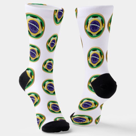 Brasil Fußball Sports Socken (Gewinkelt)