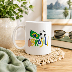 Brasil Fußball Stolz Kaffeetasse