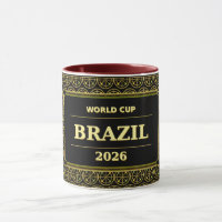 Brasil Fußballfan 2026 Schwarz Gold Luxus