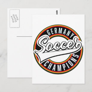 Brasil Fußballmeister Postkarte