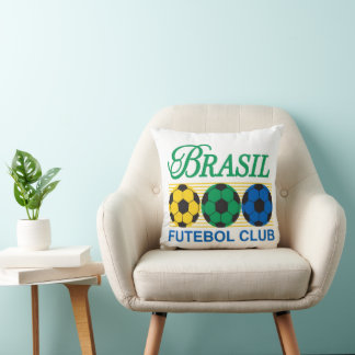 Brasil Futebol Club Vintage Soccer Kissen