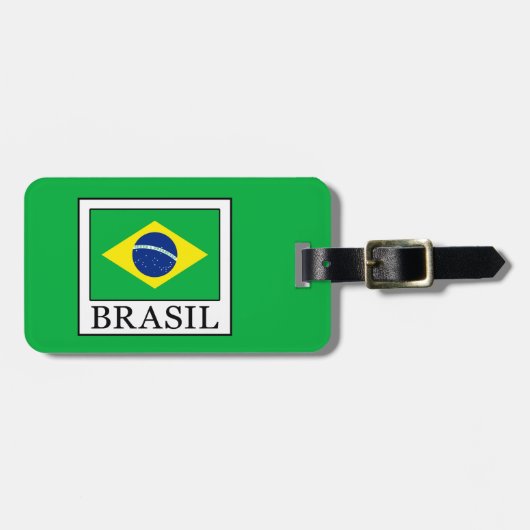 Brasil Gepäckanhänger (Vorderseite horizontal)