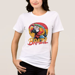 Brasil Gib Nie Auf Tri-Blend Shirt