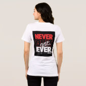 Brasil Gib Nie Auf Tri-Blend Shirt (Rückseite voll)