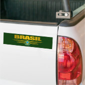 "Brasil Gold" Autoaufkleber (Auf Lkw)