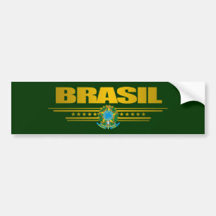 "Brasil Gold" Autoaufkleber