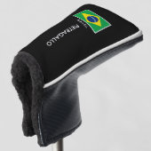 Brasil Golf Putter Abdeckung Headcover (3/4 Vorderseite)