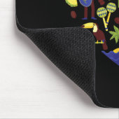 Brasil Heartbeat Kulturdispla Mousepad (Ecke)