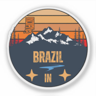 Brasil, Indiana Aufkleber