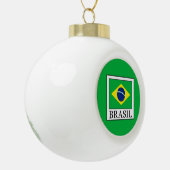Brasil Keramik Kugel-Ornament (Links)