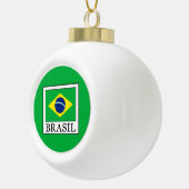 Brasil Keramik Kugel-Ornament (Rechts)