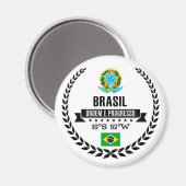 Brasil Magnet (Vorderseite/Rückseite)