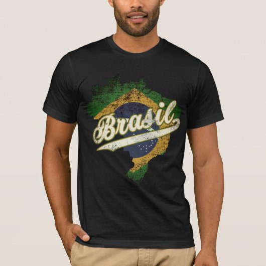 Brasil Map T-Shirt (Vorderseite)