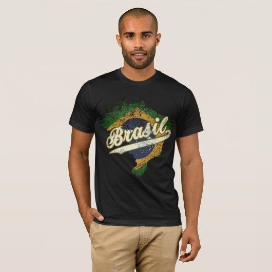 Brasil Map T-Shirt (Vorne ganz)