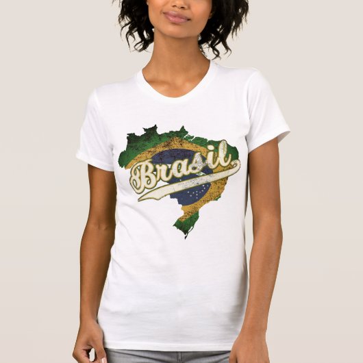 Brasil Map T-Shirt (Vorderseite)