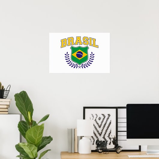 Brasil Poster (Heimbüro)