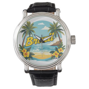 Brasil [Produktname] Tropischer Strand Sommer Gesc Armbanduhr