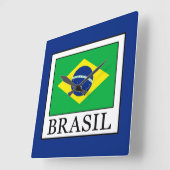 Brasil Quadratische Wanduhr (Winkel)