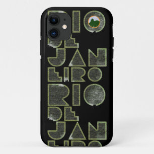 Brasil Rio de Janeiro typography Case-Mate iPhone Hülle