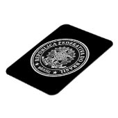 Brasil Round Emblem Magnet (Linke Seite)