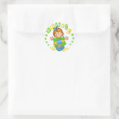 Brasil Runder Aufkleber (Tasche)