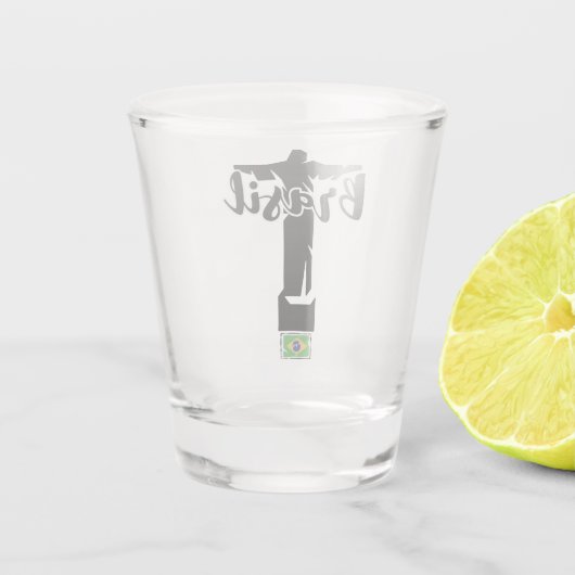 Brasil Schnapsglas (Rückseite)