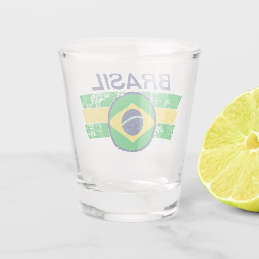 Brasil Schnapsglas (Rückseite)