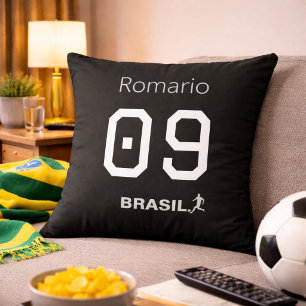 Brasil Seleção Legend Dekoration Fan Home Akzent Kissen