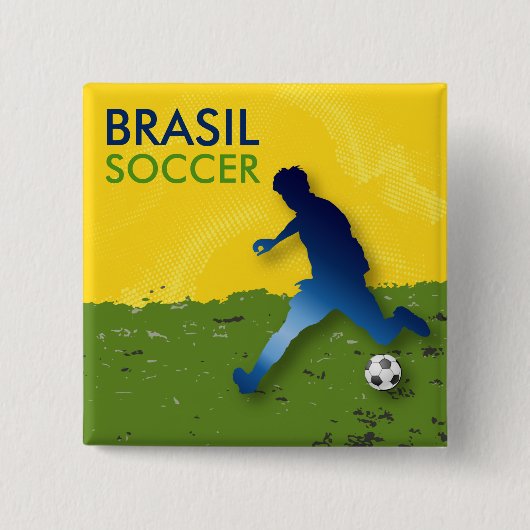 Brasil Soccer Button (Vorderseite)