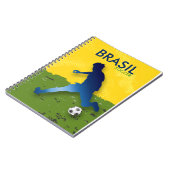 Brasil Soccer Notizblock (Linke Seite)