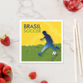 Brasil Soccer Serviette (Beispiel)