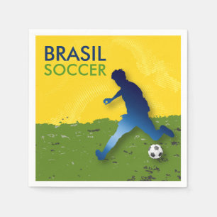 Brasil Soccer Serviette