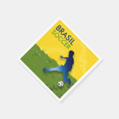 Brasil Soccer Serviette (Ecke)