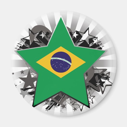 Brasil Stern Magnet (Vorne)