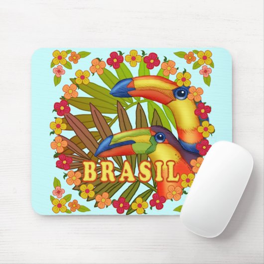 Brasil Toucans mousepad (Mit Mouse)