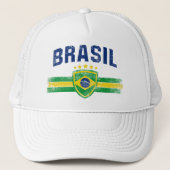 Brasil Truckerkappe (Vorderseite)