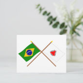 Brasil und Minas Gerais Postkarte (Stehend Vorderseite)