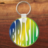 Brasil Verde Amarelo Schlüsselanhänger (Vorderseite)