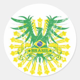 Brasil Winged Sticker