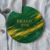Brasil WM 2026 Fan Geschenk Art Prin Button (Beispiel)
