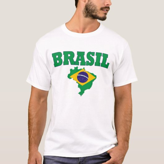 BRASILflag Land T-Shirt (Vorderseite)