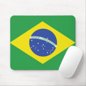 Brasilflagge Mousepad (Mit Mouse)