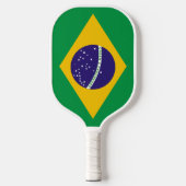 Brasilflagge pickleball schläger (Vorderseite)